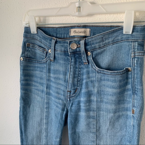 Madewell High Rise Skinny Jeans Seamed Step Hem 24 - Picture 8 of 10